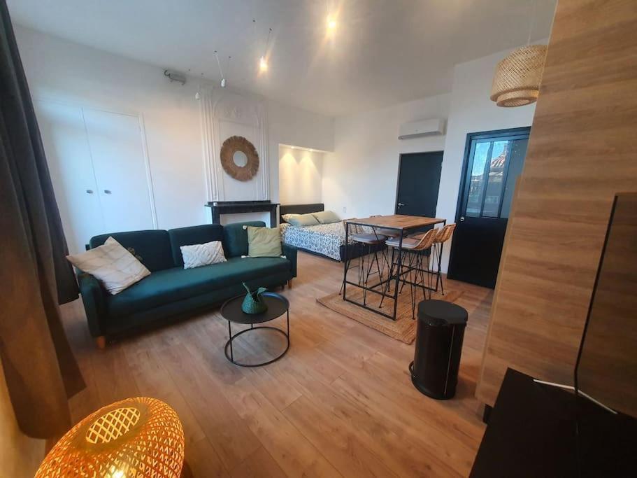 -Garrigue- Face A La Cite Medievale Studio Terrasse Classe 4☆ Carcassonne Exterior photo